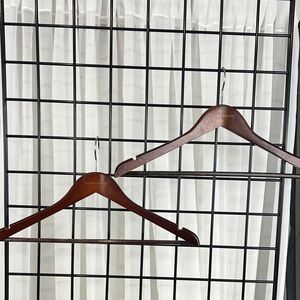 Laura Ashley Wooden Clothes Hanger Set of 3! Three!